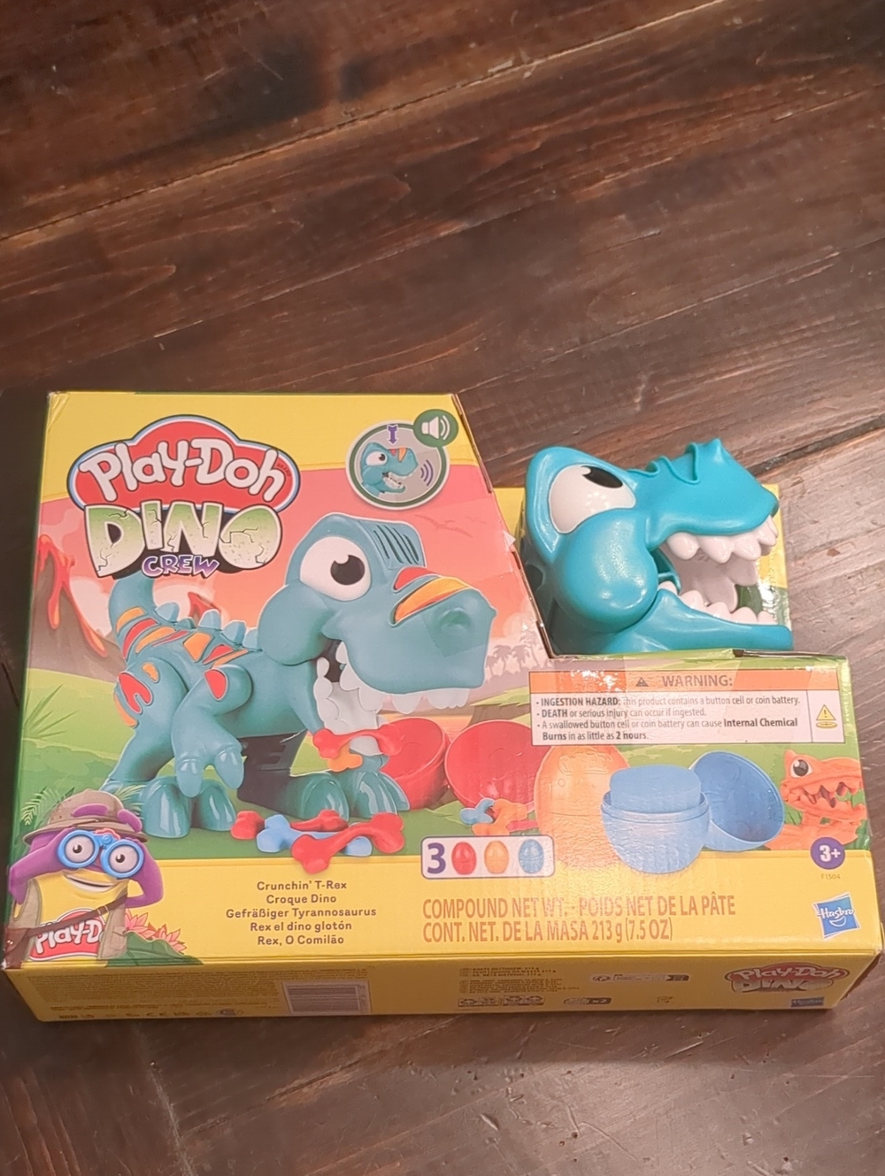 Dino Crew Crunchin' T-Rex Toy Set - Blue
